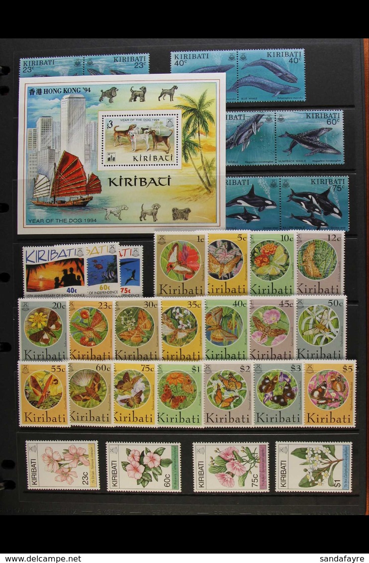 1987-2007 EXTENSIVE NHM COLLECTION. A Beautiful, ALL DIFFERENT Collection Of Definitive & Commemorative Sets, Sheetlets  - Kiribati (1979-...)