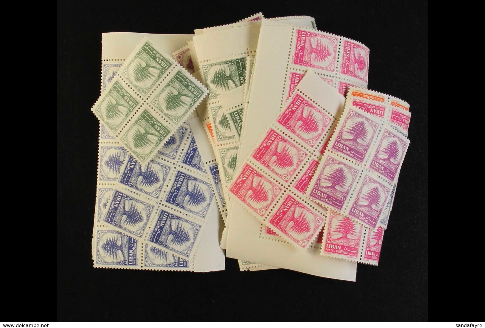 1950-65 SUPERB NEVER HINGED MINT ACCUMULATION An Impressive Bulk Holding Of Complete Sets Arranged By Catalogue Numbers  - Lebanon