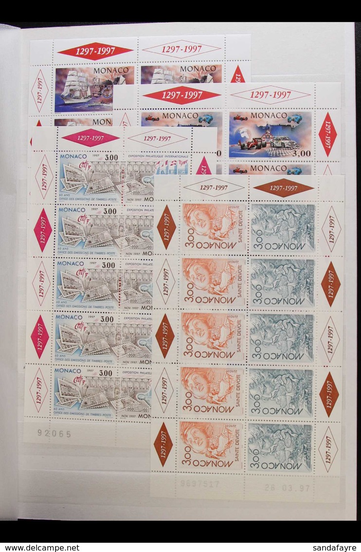 1996-2000 SHEETLETS. Superb Never Hinged Mint Collection Of Complete SHEETLETS Of Mostly 4 To 10 Stamps, Inc Many Se-ten - Other & Unclassified