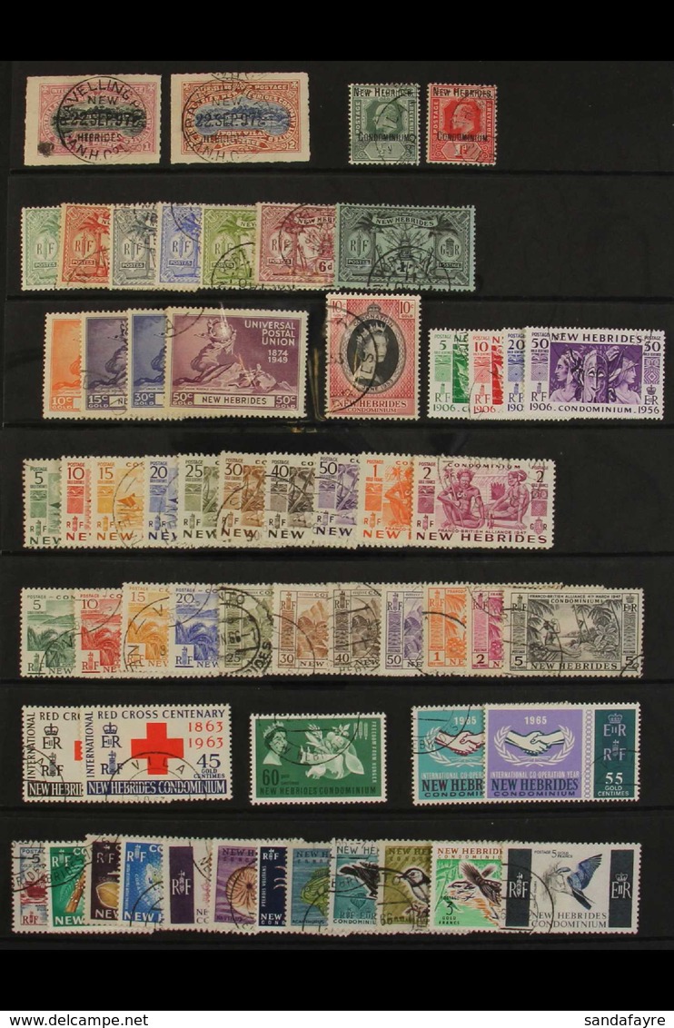 ENGLISH 1897-1976 Very Fine Used Collection, All Different, And Which Starts With The 1897 1d And 2d Inter-Island Locals - Otros & Sin Clasificación