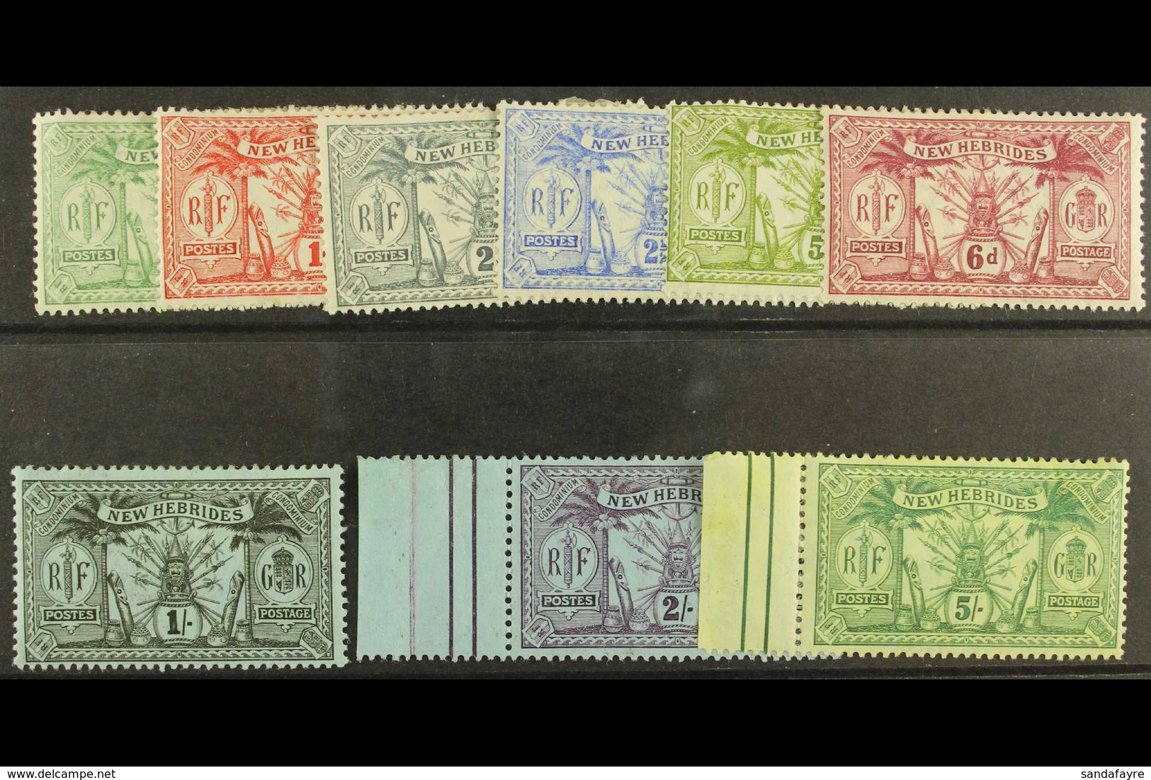 ENGLISH: 1911 Complete Set, SG 18/28, Fine Mint. (9) For More Images, Please Visit Http://www.sandafayre.com/itemdetails - Other & Unclassified