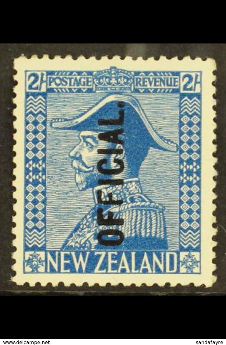OFFICIALS 1927-33 2s Light Blue Admiral, SG O112, Fine Mint. For More Images, Please Visit Http://www.sandafayre.com/ite - Other & Unclassified