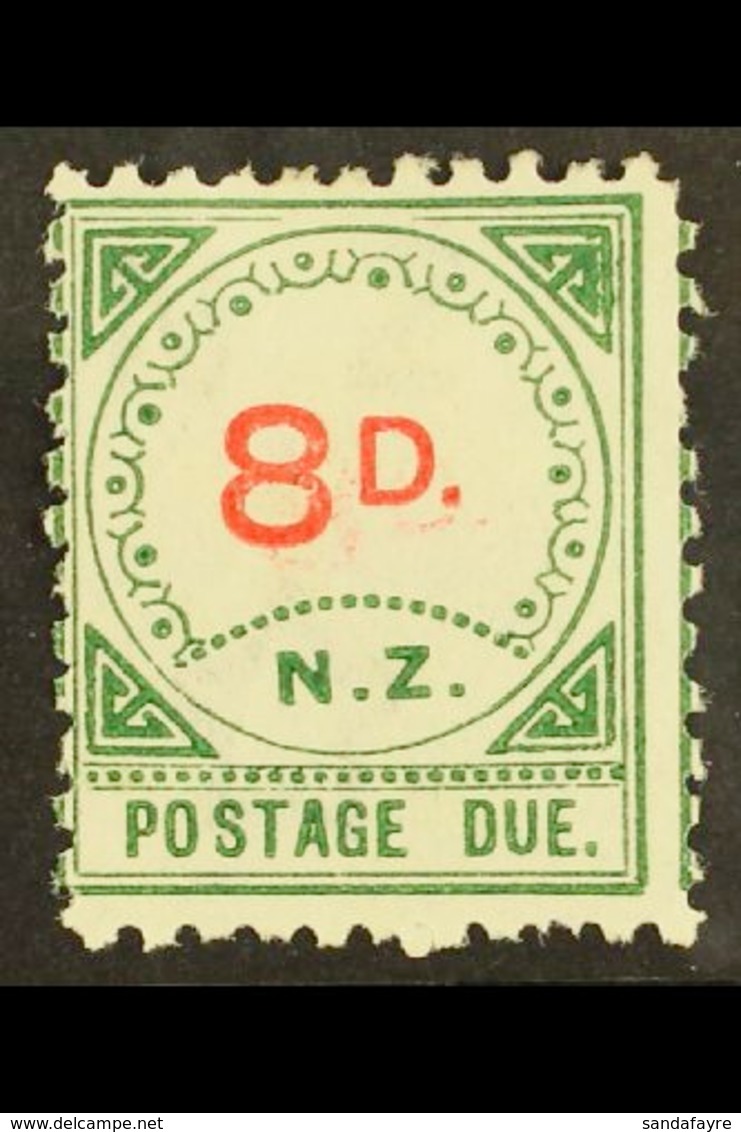 POSTAGE DUES 1899 8d Carmine And Green, Variety "carmine 8D Printed Double", SG D2a, Listed But Not Priced SG. For More  - Sonstige & Ohne Zuordnung