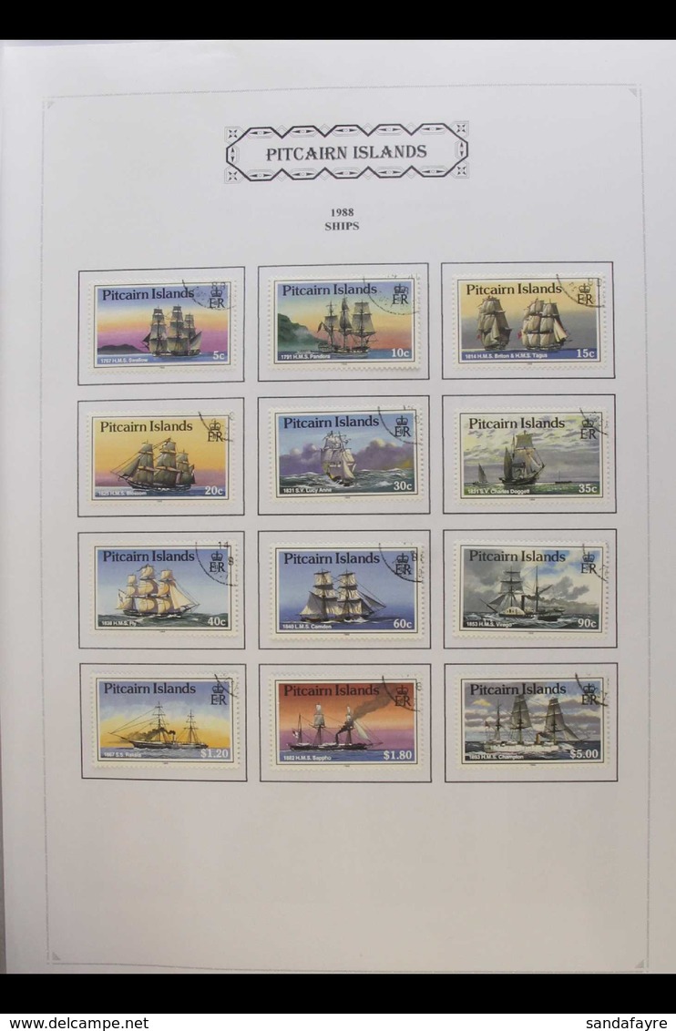 1971-1994 VERY FINE USED COLLECTION An Attractive Collection In An Album With A Very High Level Of Completion, Includes  - Pitcairn Islands