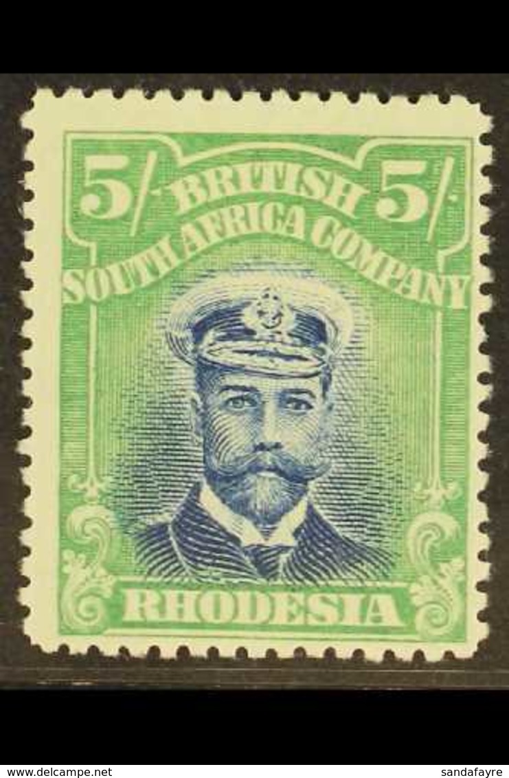 1913 5s Blue And Yellow Green, Head Die II, Perf 15, Admiral, SG 251. Fine Mint. For More Images, Please Visit Http://ww - Otros & Sin Clasificación
