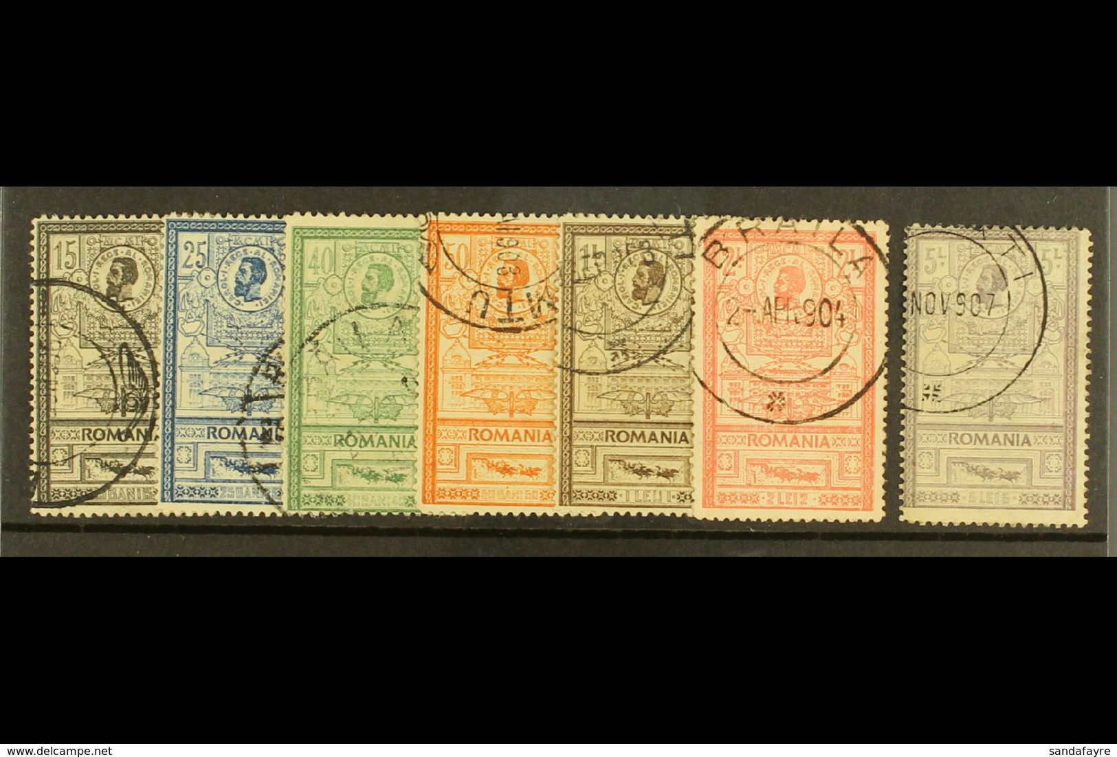 1903 Opening Of New Post Office Complete Set, SG 472/78 (Michel 154/60), Very Fine Used. Lovely Quality (7 Stamps) For M - Andere & Zonder Classificatie