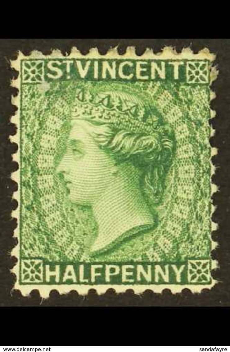 1883-84 ½d Green, Wmk Crown CA Perf 12, SG 42, Fine Mint. For More Images, Please Visit Http://www.sandafayre.com/itemde - St.Vincent (...-1979)