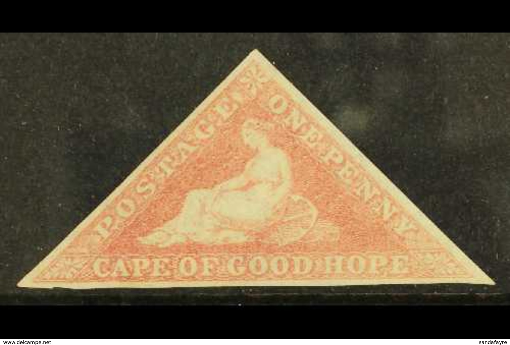 CAPE OF GOOD HOPE 1853-63 1d Rose, SG 5a,. Unused (regummed) With Three Clear Margins. Attractive Stamp For More Images, - Ohne Zuordnung