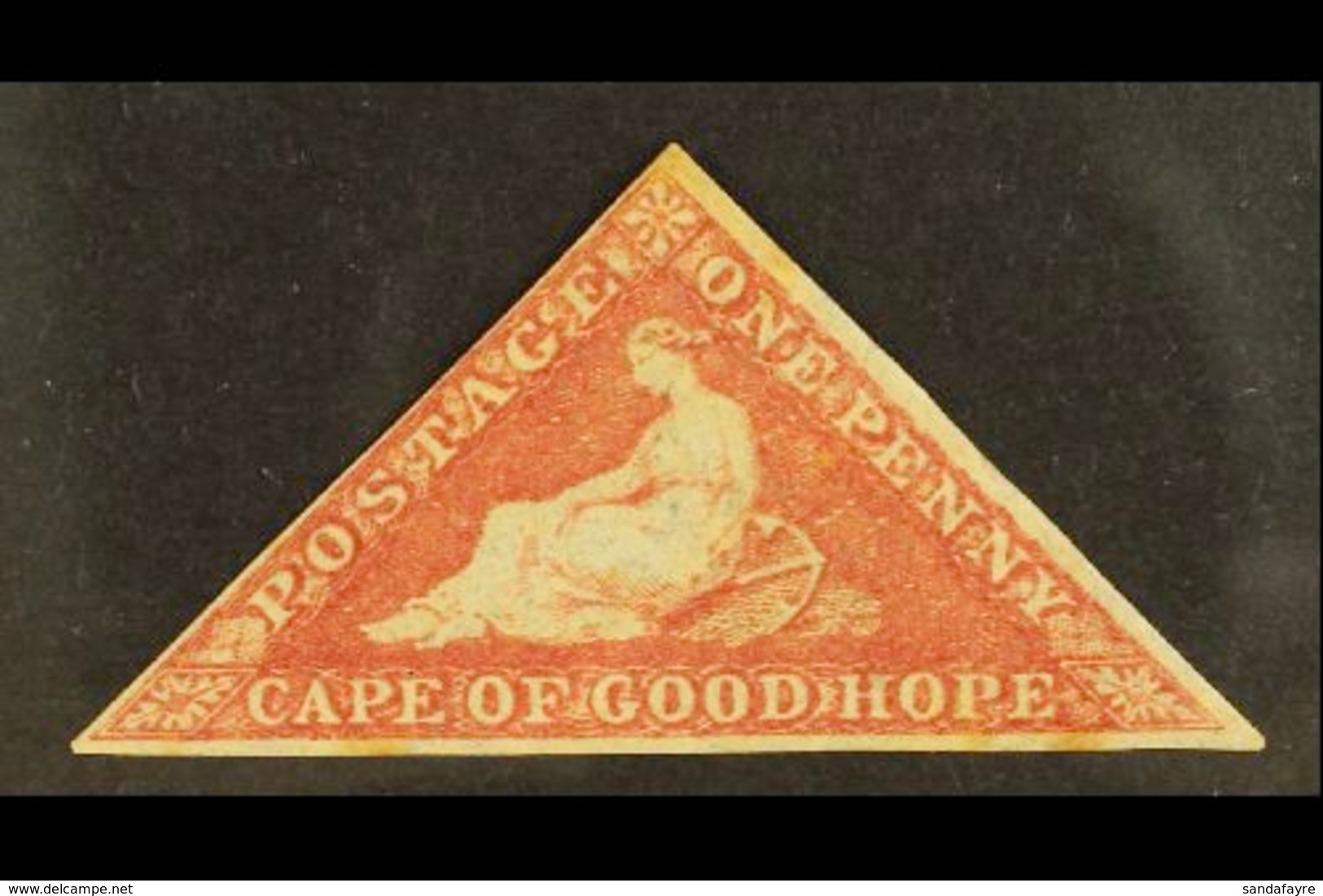 CAPE OF GOOD HOPE 1855-63 1d Deep Rose-red, SG 5b, MINT Part OG With 3 Just Clear/good Neat Margins, Couple Of Mild Tone - Unclassified