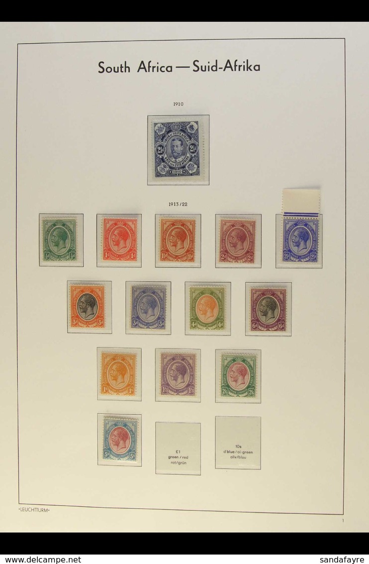 1910-48 MINT COLLECTION On Printed, Hingeless Pages, We See 1913-24 King's Heads To 5s With Shades, Plus Perf X Imperf C - Zonder Classificatie