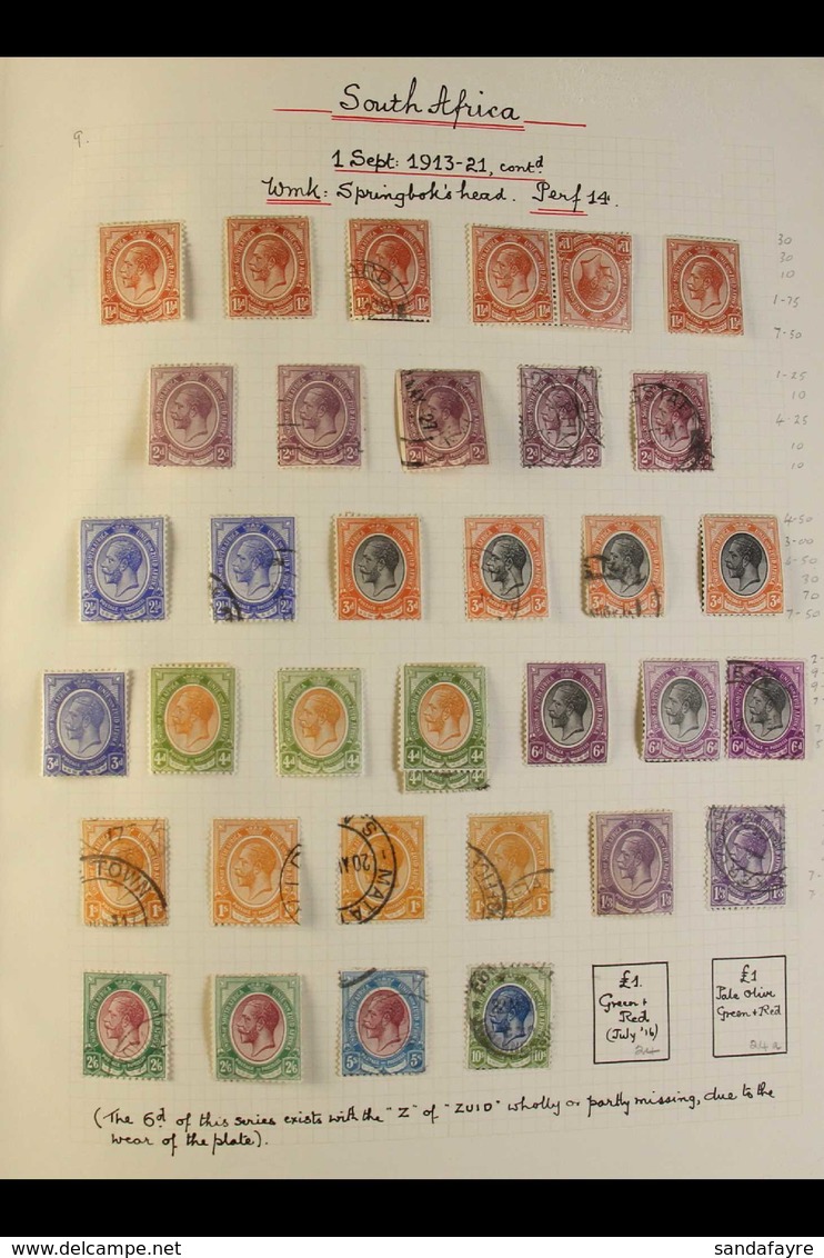 1910-65 MINT & USED COLLECTION In An Album, Generally Fine Condition With Much Of Interest, We Note 1913-24 KGV Range To - Ohne Zuordnung