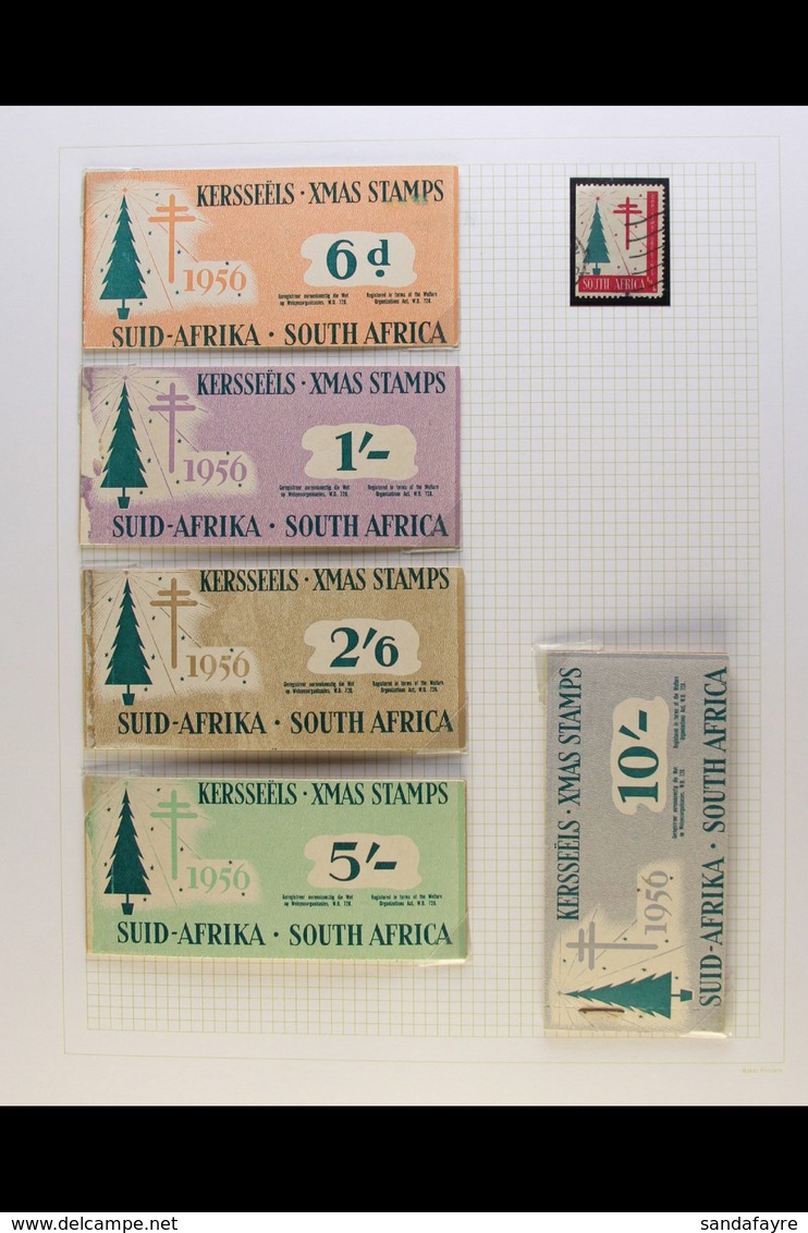 CHRISTMAS LABEL BOOKLETS 1955-65 COLLECTION OF COMPLETE BOOKLETS, One Penny Labels, Later One Cent, Sold To Raise Funds  - Non Classés