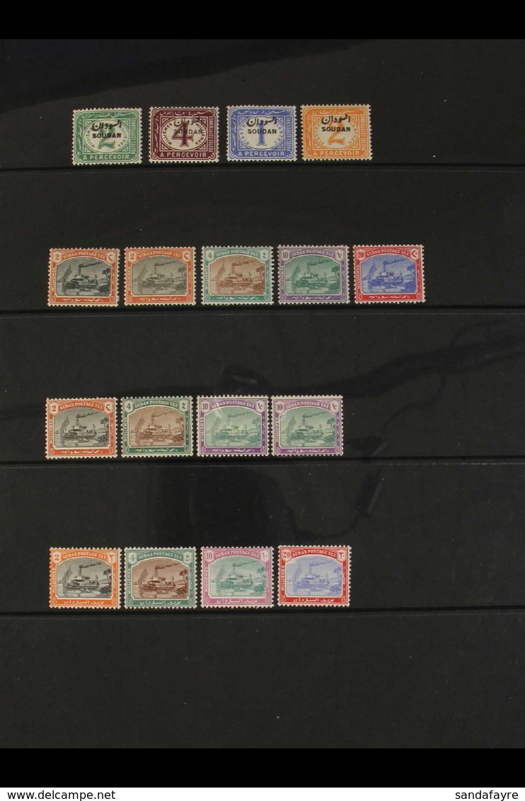 POSTAGE DUE 1897-1948 With 1897 Set, 1901-26 Set Plus 2m Chalky, 1927-30 Set Plus 10m Ord Paper, 1948 Set, Fine Mint. (1 - Soudan (...-1951)