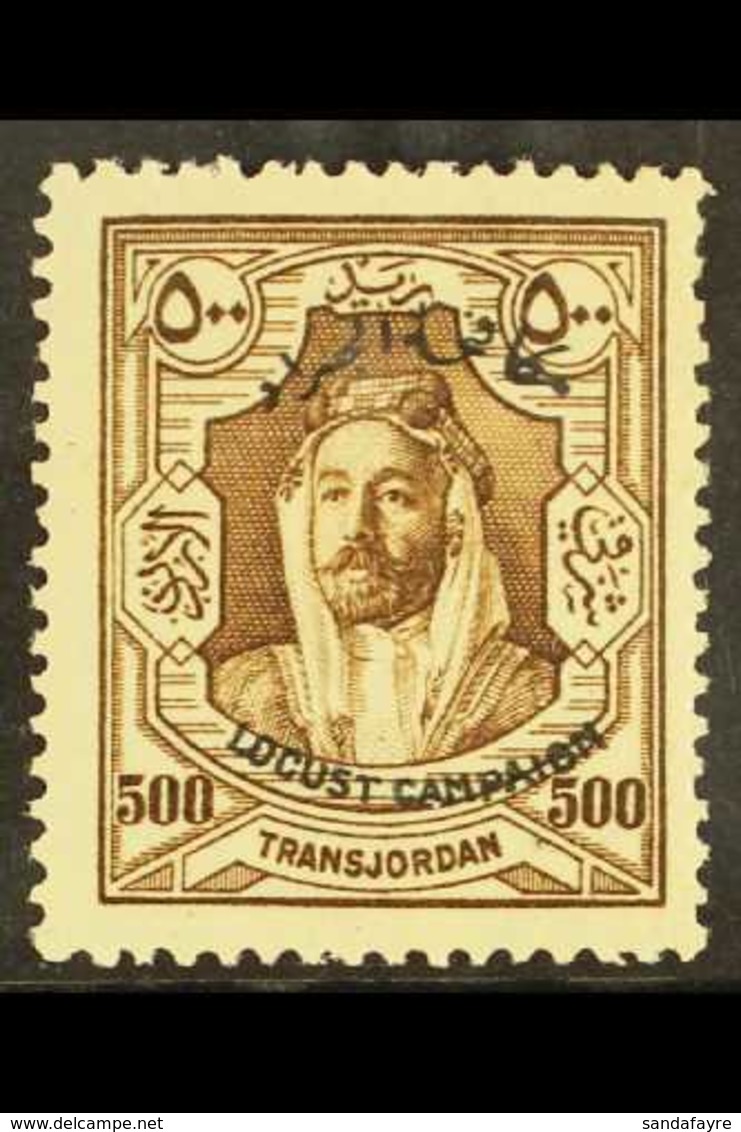 1930 500m Brown Locust Campaign Opt'd, SG 194, Fine Mint For More Images, Please Visit Http://www.sandafayre.com/itemdet - Jordanie