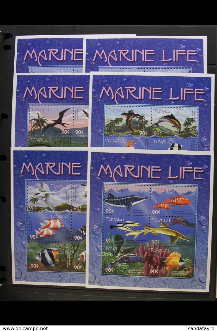 2000-2007 FABULOUS NHM COLLECTION A Virtually Complete, Valuable Collection Found In Postal Service Film Fronted Packets - Tuvalu (fr. Elliceinseln)