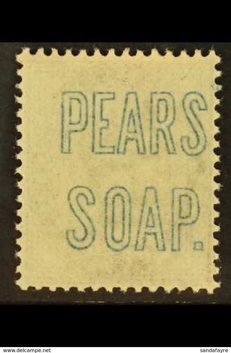 1881 1d Lilac (16 Dots) With "PEARS SOAP" Advertisement In Blue On Reverse, SG Spec K8(1)l., Never Hinged Mint. Lovely Q - Sonstige & Ohne Zuordnung