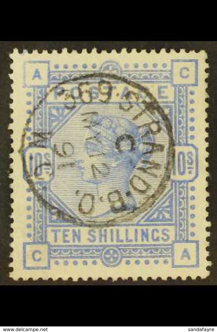 1883-84 10s Ultramarine, SG 183, Used With Superb Central Fully- Dated Cds Cancellation. A Beautiful Stamp, Cat £525 For - Sonstige & Ohne Zuordnung