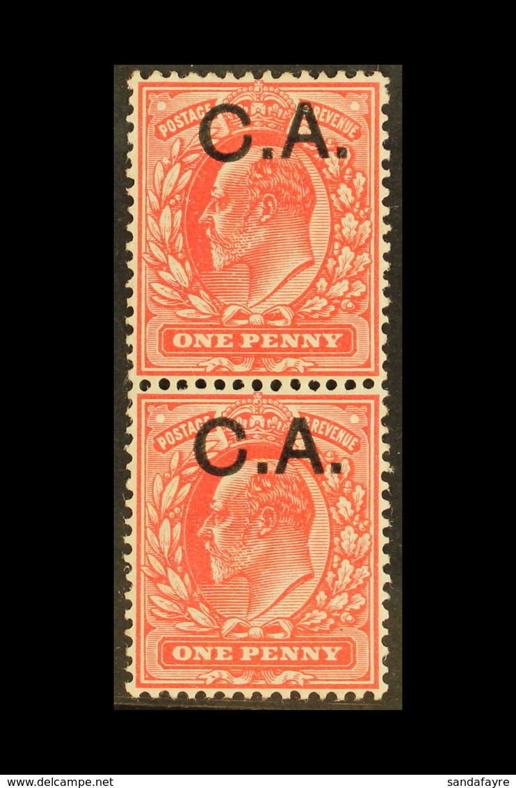 DEPARTMENT OFFICIALS 1903 1d Scarlet "C.A." Overprinted, SG Spec M5, Made At Australia House As Receipt Stamps And Refer - Unclassified