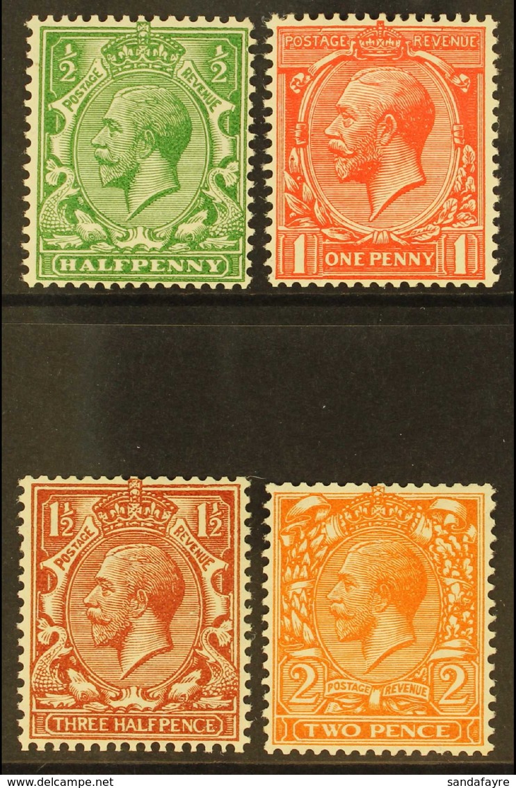 1924-26 Wmk Sideways Complete Set, SG 418a/21b, Fine Mint, Very Fresh. (4 Stamps) For More Images, Please Visit Http://w - Non Classés