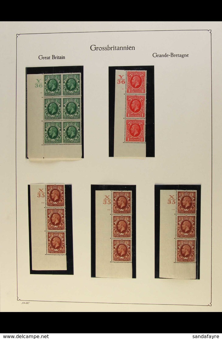 1934-6 CONTROLS MINT ACCUMULATION Of Photogravure Definitives, Singles, Pairs And Blocks With Values To 5d, Includes 3d  - Ohne Zuordnung