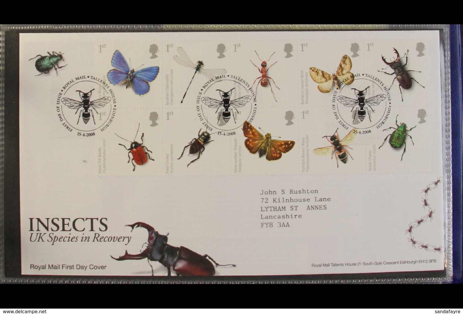 2007-2008 FIRST DAY COVER COLLECTION. An Attractive Collection Of Illustrated Covers With Typed Addresses Presented In A - FDC