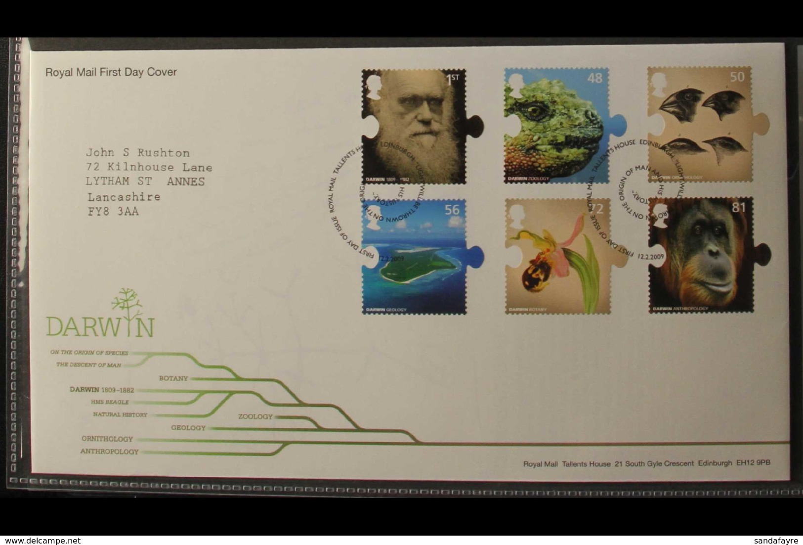 2009 FIRST DAY COVER COLLECTION An Attractive Collection Of Illustrated Covers With Typed Addresses Presented In An Albu - FDC