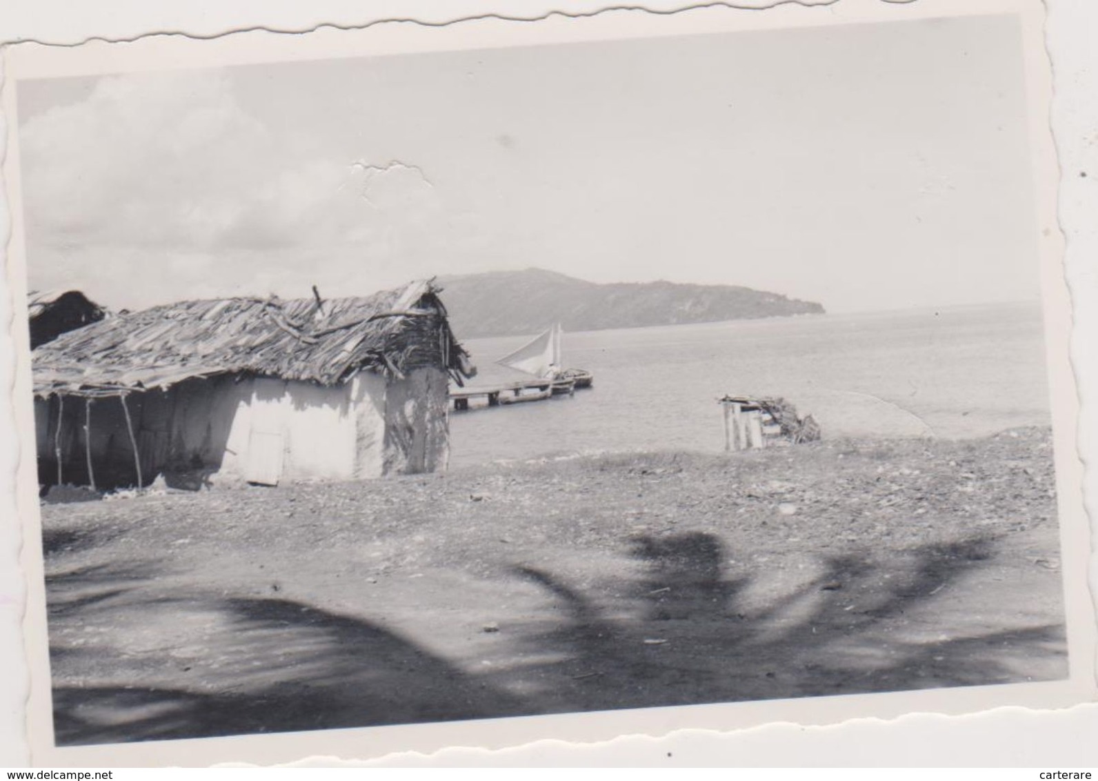 HAITI , Caraibes Photo Rare De Dimension 9cm X 6 Cm Prise En Plein Cyclone - Haiti