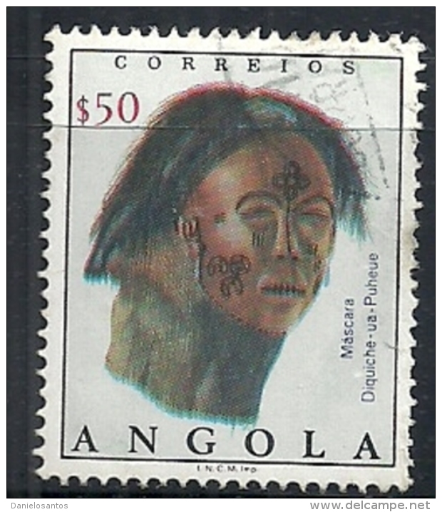 Angola 1976 Mask - Diquiche Mask And Bui Ou Congolo Mask Set Of 2 Canc - Costumes