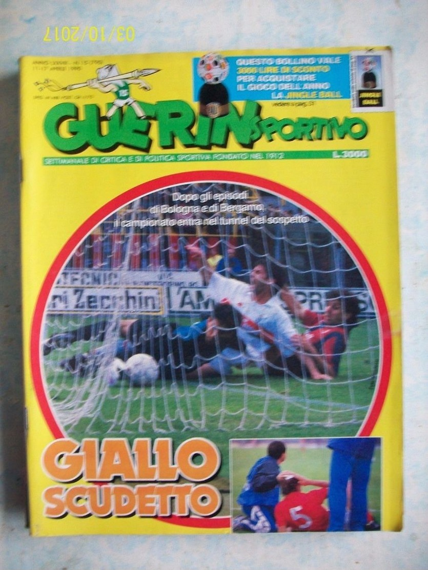 GUERIN SPORTIVO=NR.15=4/1990=FILM CAMPIONATO+SPECIALE MONDIALI COLOMBIA+EMIRATI - Sports