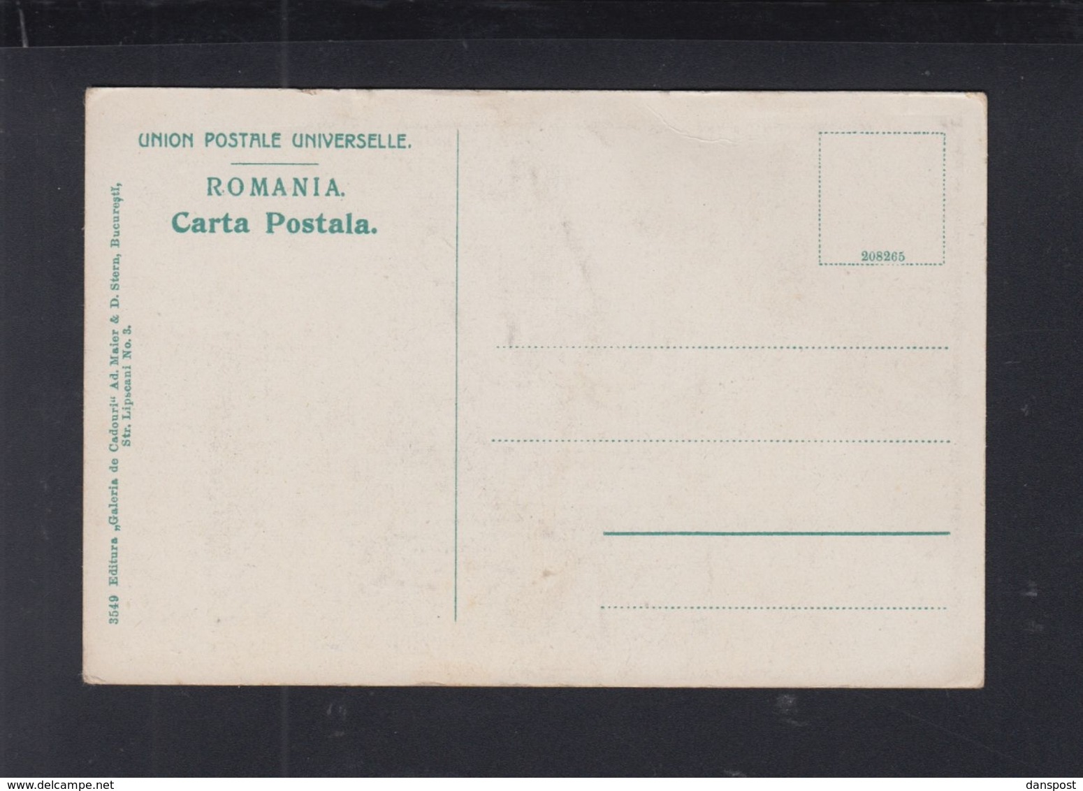 Romania PPC Buzeu Palatul Comunal - Roemenië
