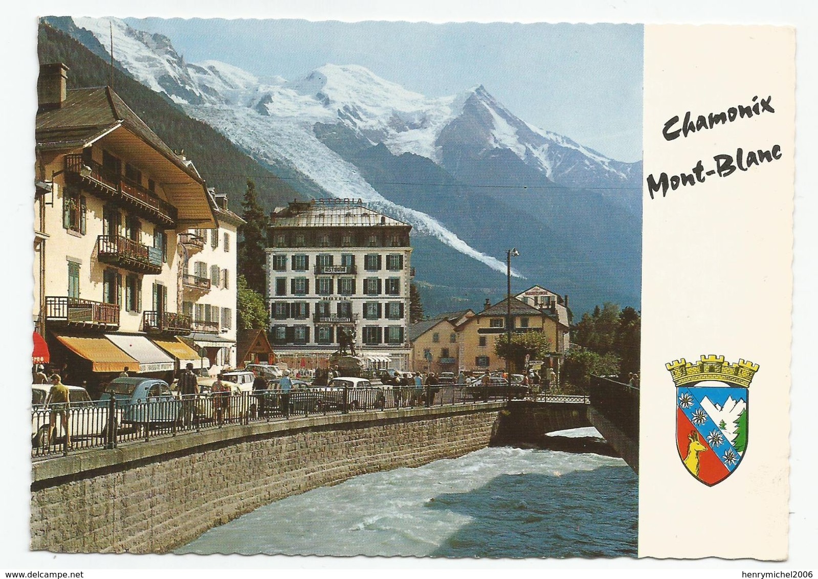 74 Chamonix Mont Blanc Centre Ville Hotels Commerce , L'arve Et Le Massif - Chamonix-Mont-Blanc