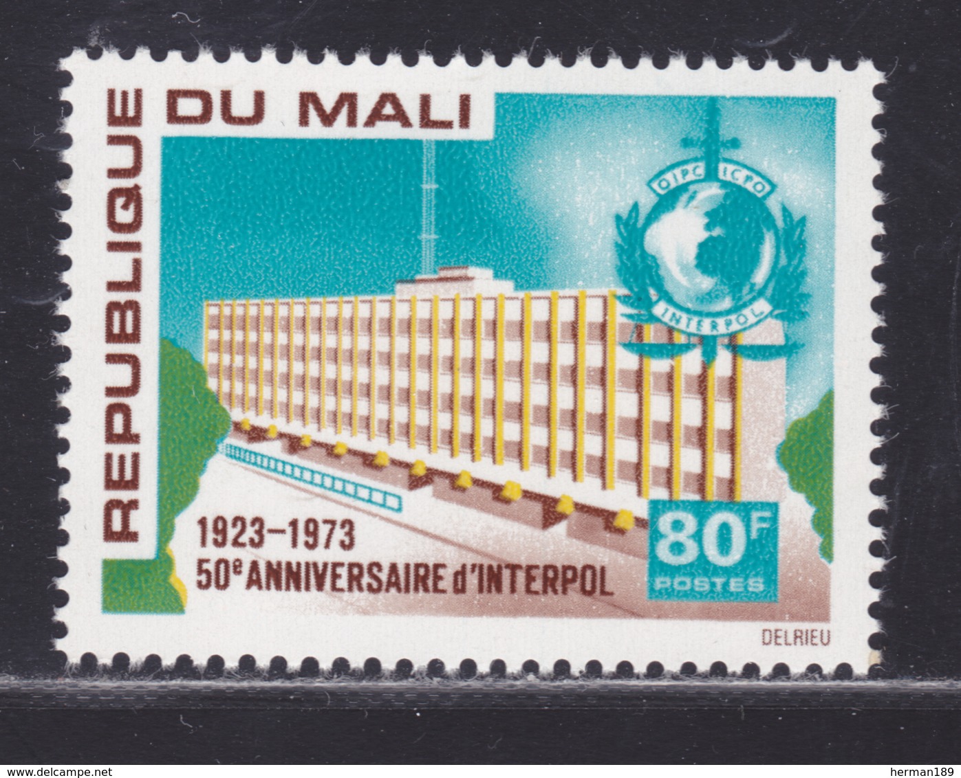 MALI N°  204 ** MNH Neuf Sans Charnière, TB (D6591) Interpol - Mali (1959-...)