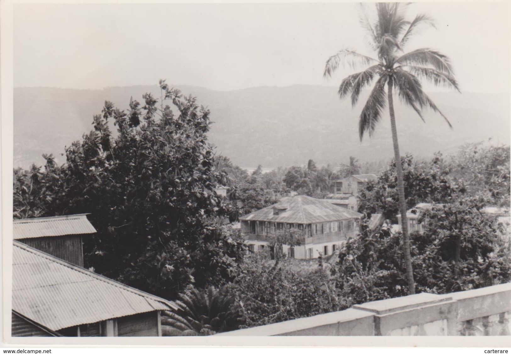 Haiti,léogane,prés De Port Au Prince,vue Des Terres,bananiers,caraibes   Rare - Haïti