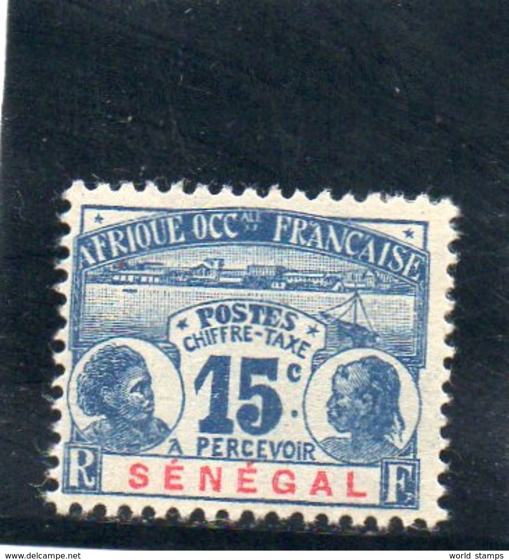 SENEGAL 1906 * - Strafport