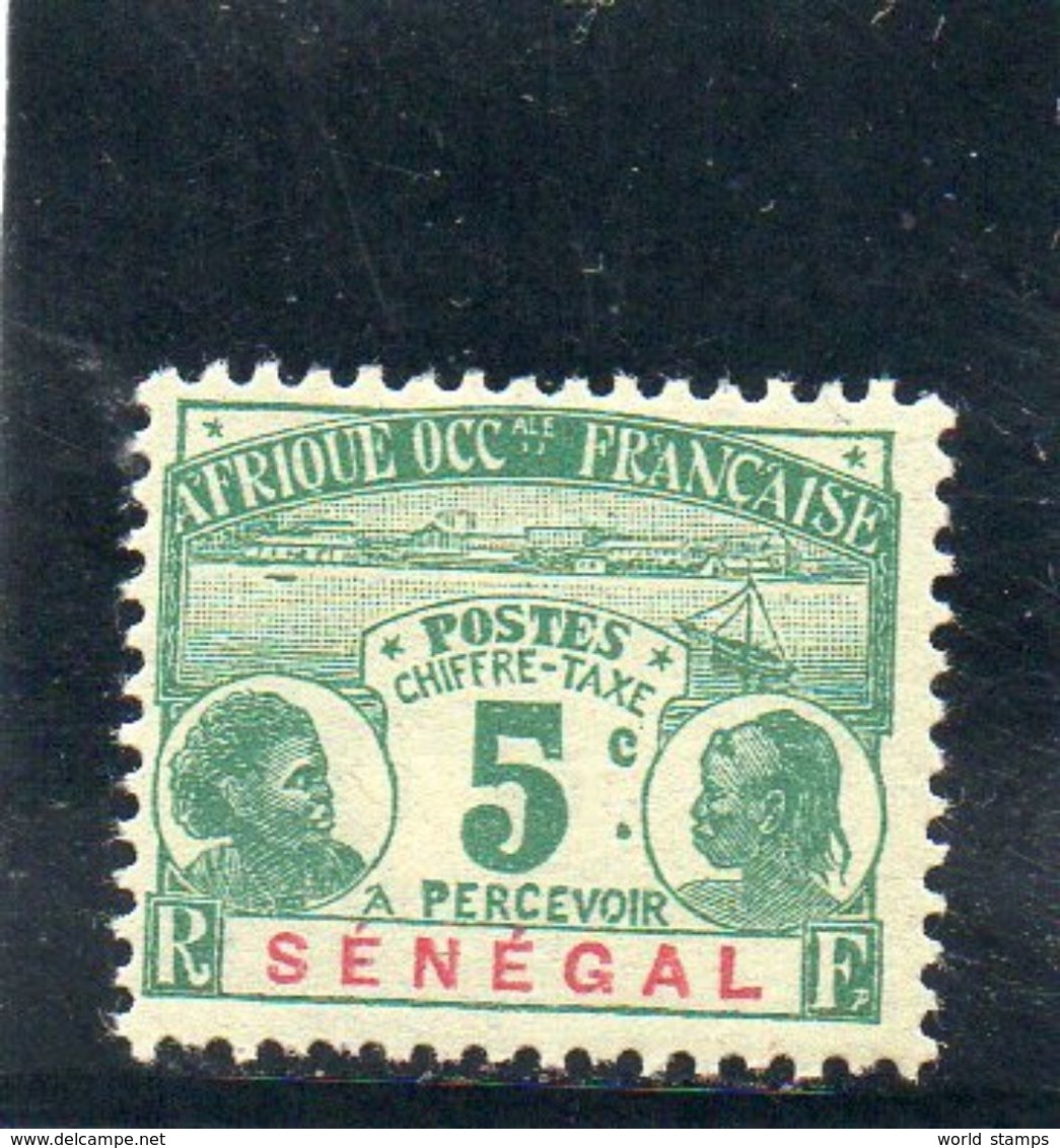 SENEGAL 1906 * 2 SCAN - Segnatasse