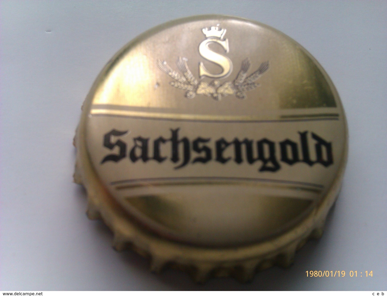 Chapa Kronkorken Caps Tappi Cerveza Sachsengold. Zwickau. Alemania - Bière