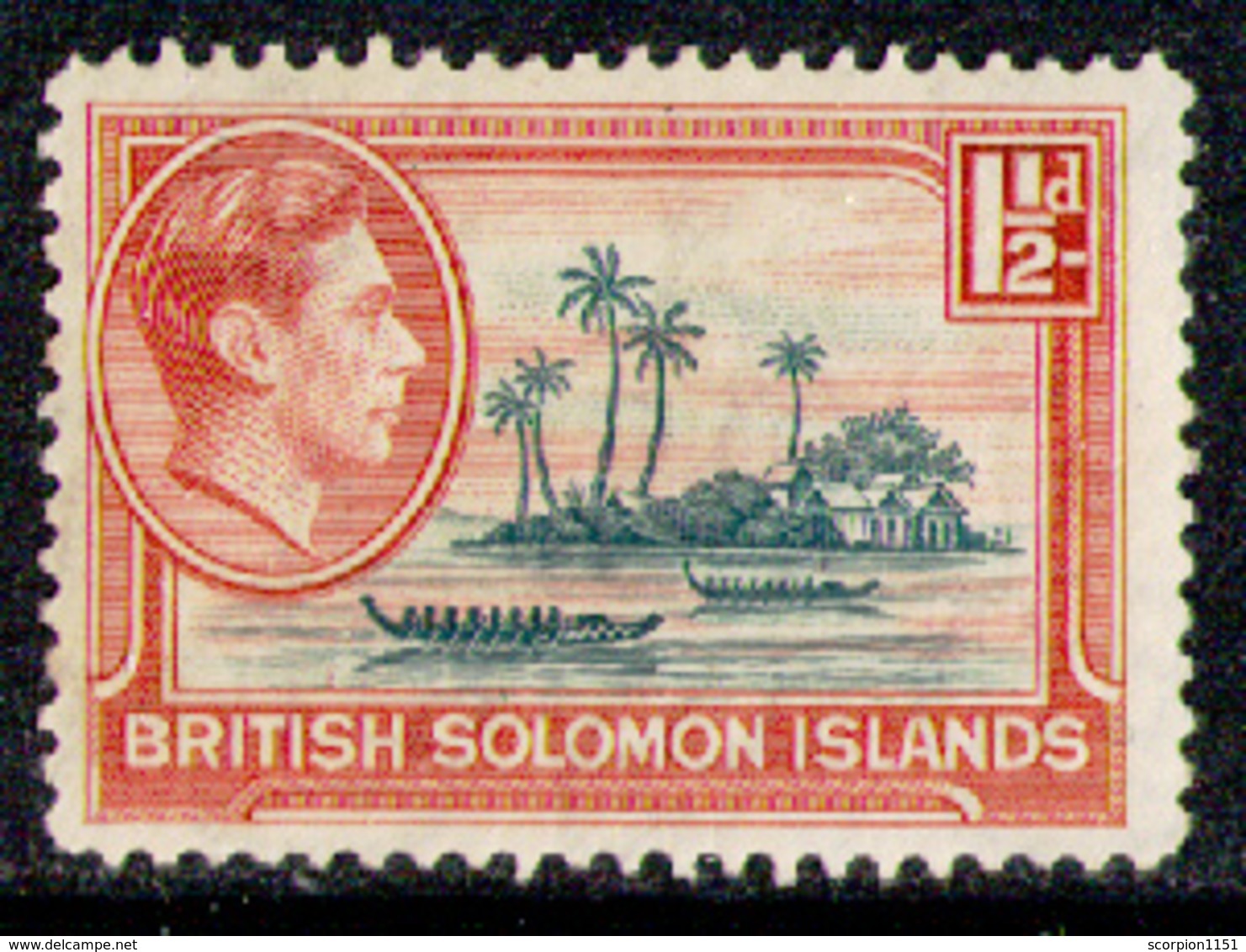 BRITISH SOLOMON ISLANDS 1939 - From Set MNH** - Salomonseilanden (...-1978)