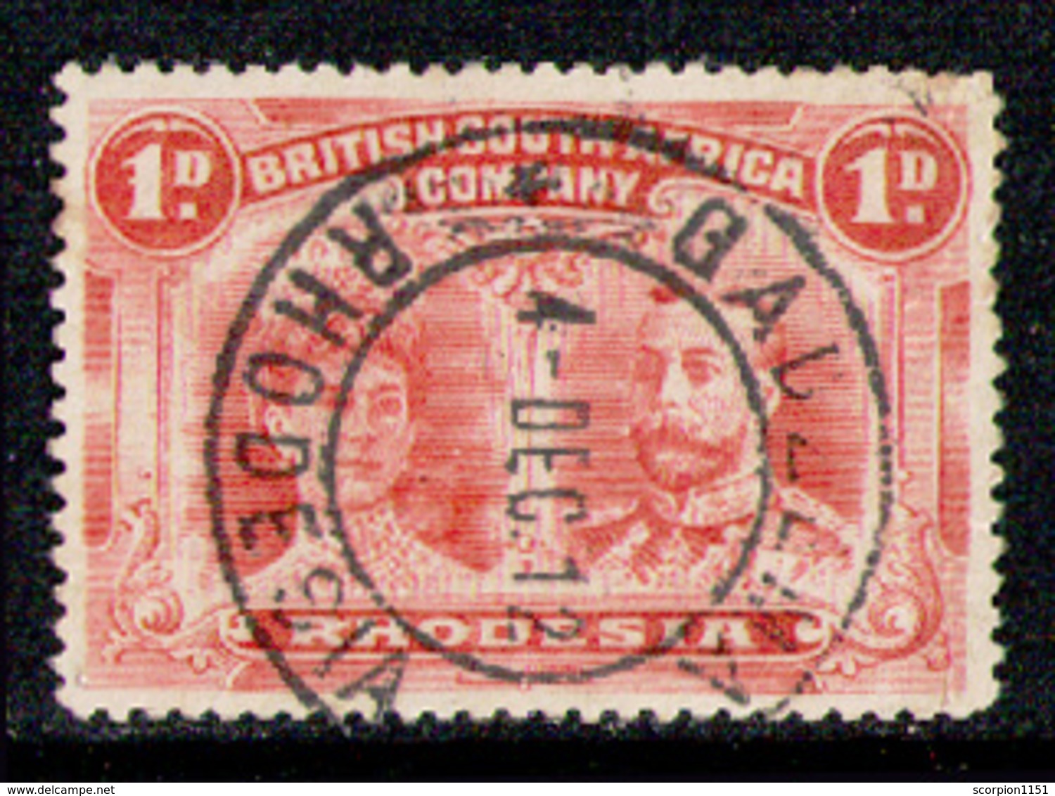 British South Africa Company Rhodesia 1910 - From Set Used - Autres & Non Classés