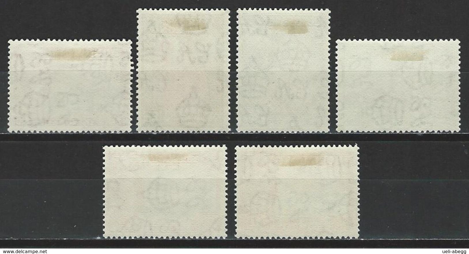 Hong Kong SG 163-68, Mi 163-68 * MH - Unused Stamps