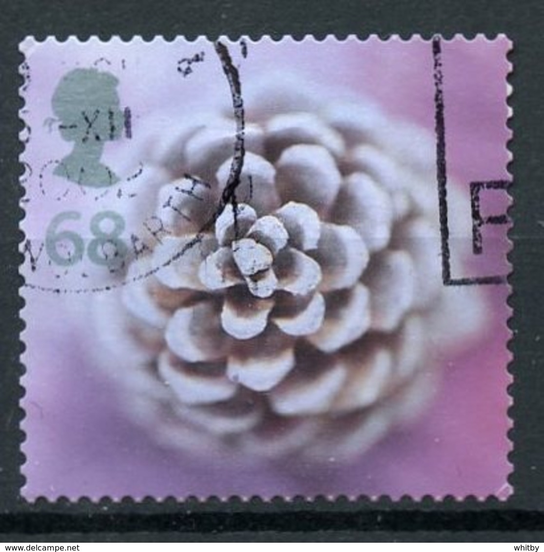 Great Britain 2002 68p Pine Cone Issue #2085 - Used Stamps