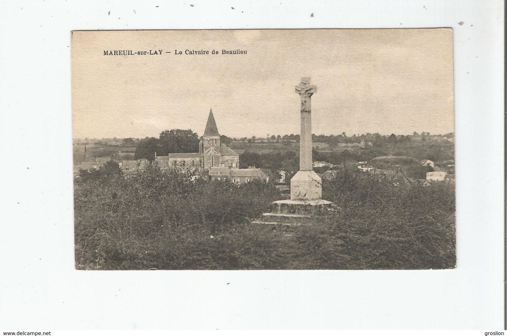 MAREUIL SUR LAY DISSAIS (VENDEE) LE CALVAIRE DE BEAULIEU - Mareuil Sur Lay Dissais