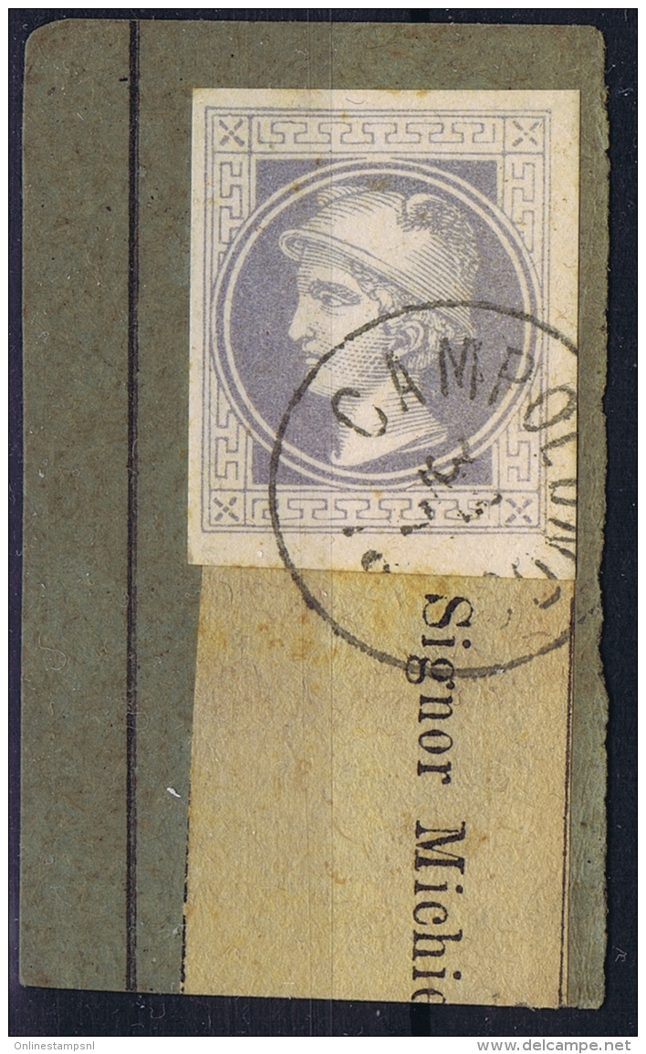 Lombardo-Veneto Austrian Newspaperstamp Used Postally In Italy  Campolongo - Lombardo-Veneto