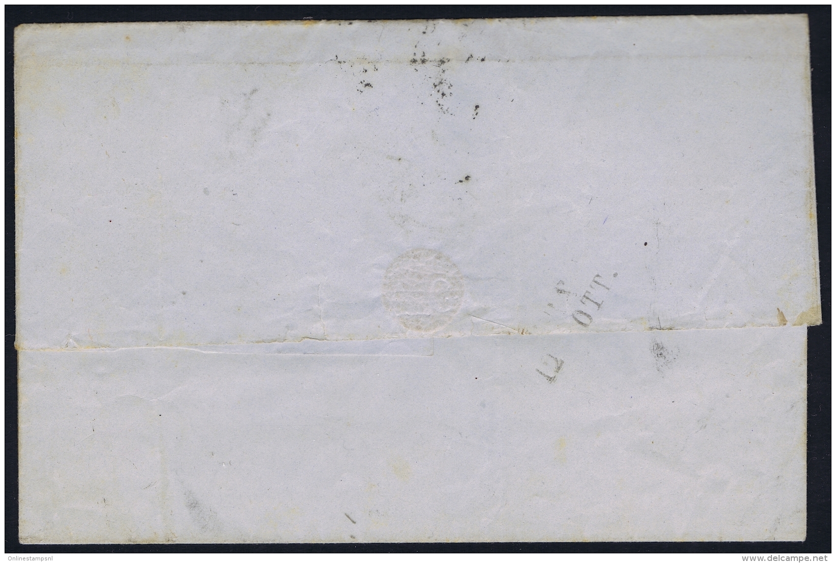 Osterreich: Cover From Triest 9 Kr Handpaper With Nice Margins - Briefe U. Dokumente