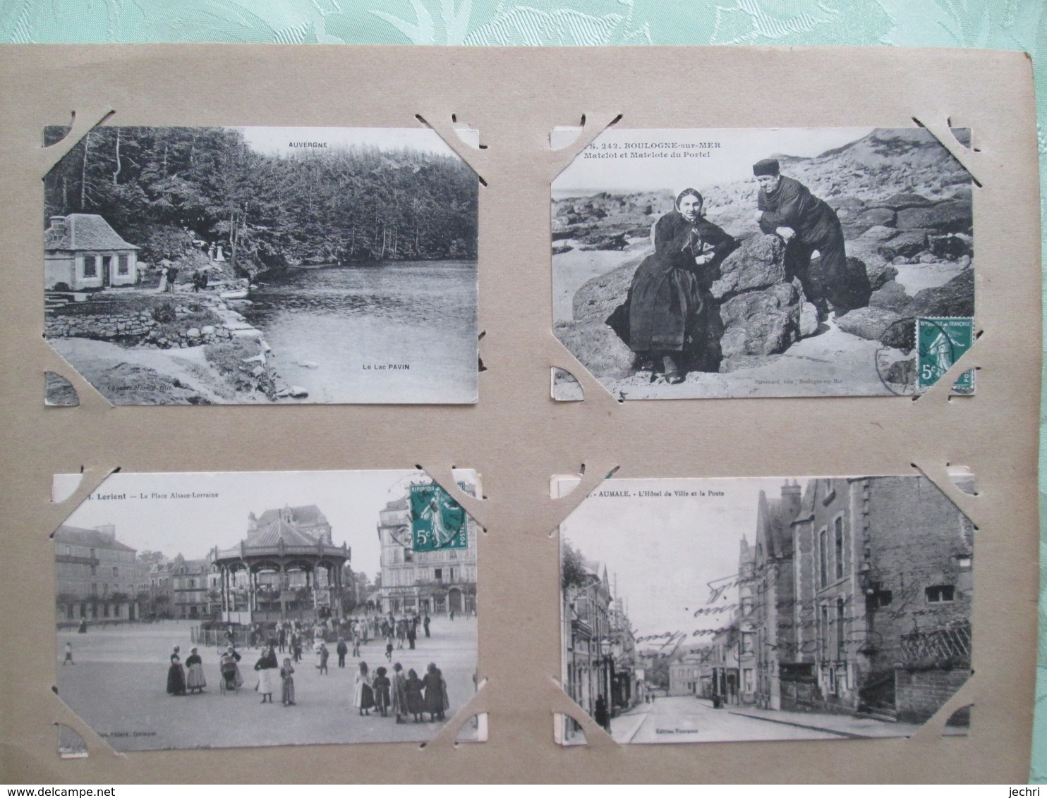 album  de cartes postales anciennes  de france dont villages  et animations  250 cartes