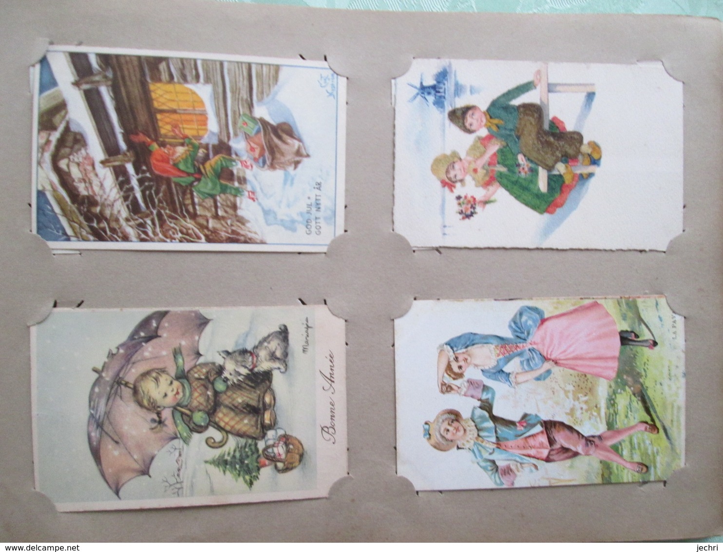 album  de cartes postales anciennes  de france dont villages  et animations  250 cartes