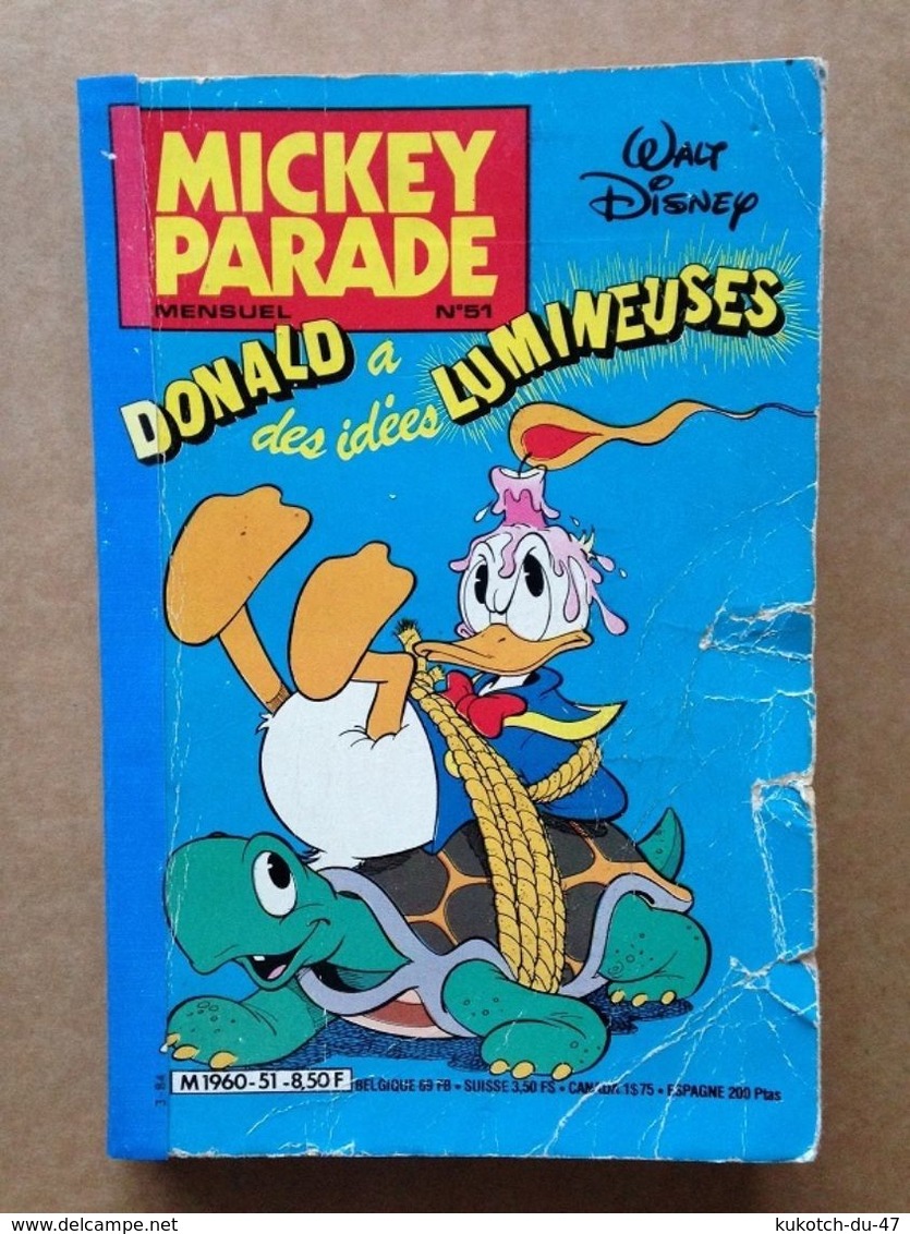 Disney - Mickey Parade - Année 1984 - N°51 - Mickey Parade