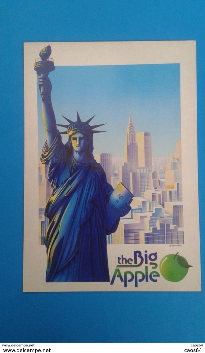 THE BIG APPLE  NEW YORK  EDIZIONI BEATRICE D'ESTE CARTOLINA  NON VIAGGIATA - World Trade Center