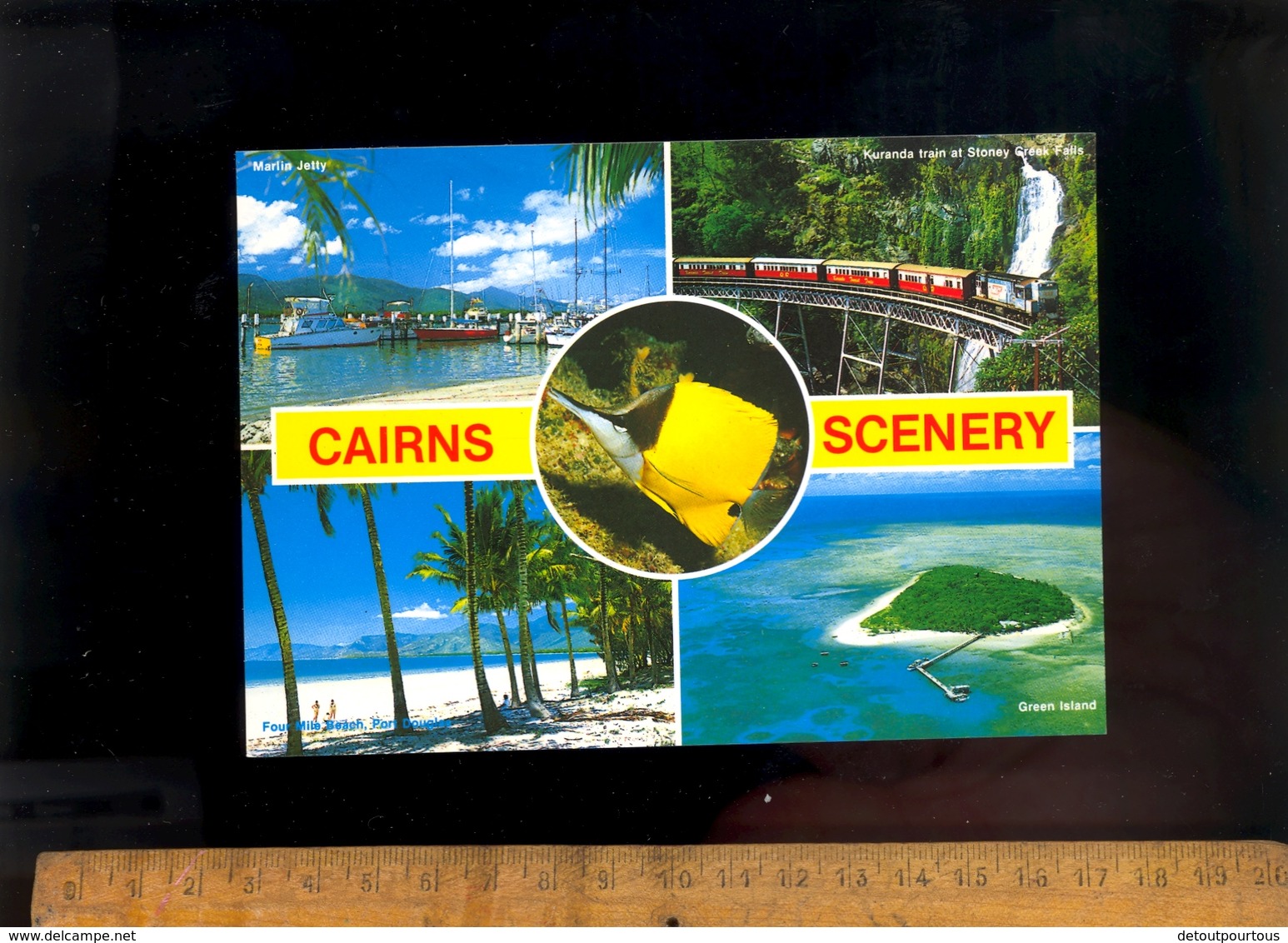 CAIRNS Australia Kuranda Train At Stoney Greek Falls / Marlin Jetty / Green Island - Cairns