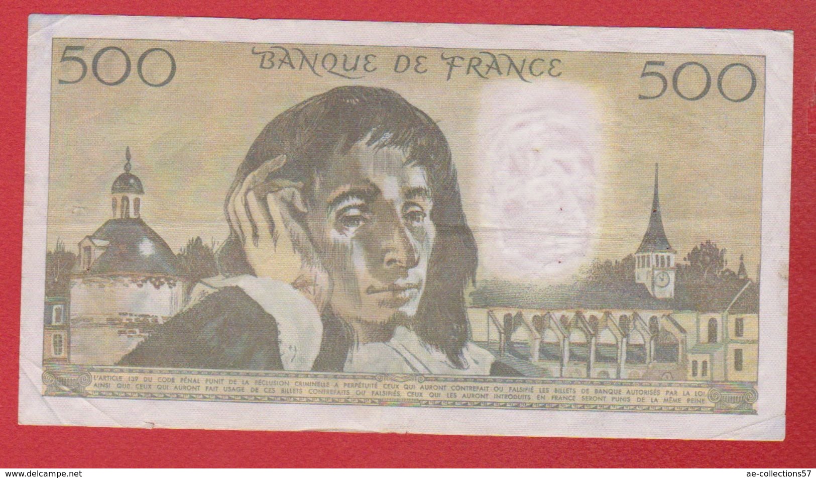 Pascal   --  500  Francs2/6/1983  -  état  TB+  -  N E .185 - 500 F 1968-1993 ''Pascal''