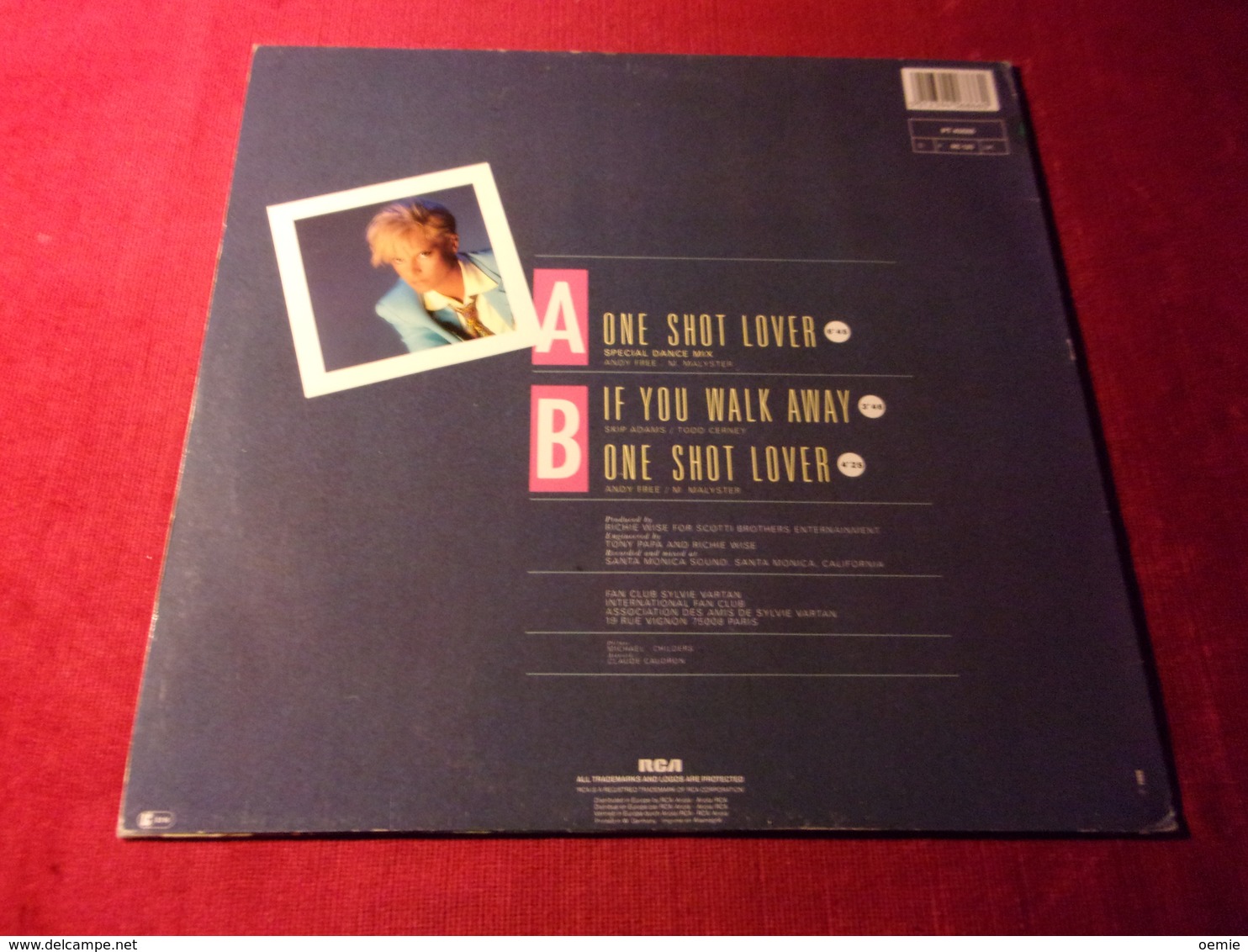 SYLVIE VARTAN ° ONE SHOT LOVER - 45 T - Maxi-Single